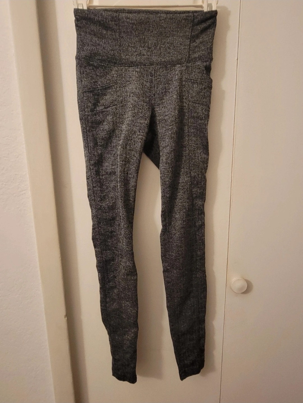 Athleta Heather Charcoal High-Waist Leggings